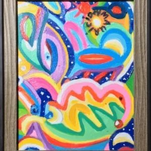 "Allegro Numero 3" Oleo/Cartón 20x25 cm. 2024