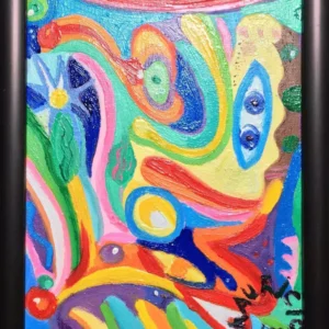 Título: "Allegretto Número 2". Óleo / Loneta. Medidas: 20 x 25 cms. Año: 2024.