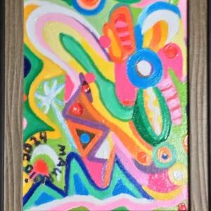 "Allegro Número 5" 20x25 cm. Óleo / Cartón 2024.