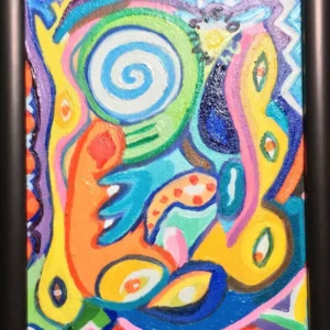 "Allegretto Número 3". Óleo / Loneta. Medidas: 20 x 25 cms. Año: 2024.