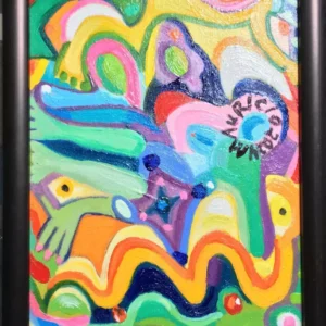 "Allegretto Número 4". Óleo / Loneta. Medidas: 20 x 25 cms. Año: 2024.
