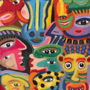 "Acercamiento" Oleo/Tela   40x50