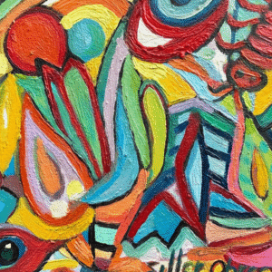 “Enigmático”  Óleo/ Tela.  25 x 20 cm.